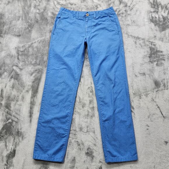 Bonobos Other - Bonobos Pants Mens 28/28* Bright Blue Slim Straight Chino Weekend Warrior Cotton
